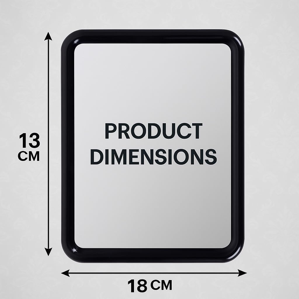 Sleek Square Compact Mirror for Flawless On-The-Go Makeup