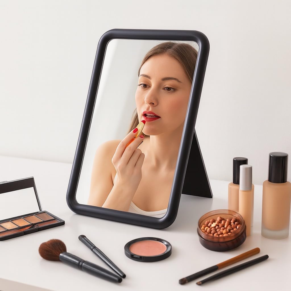 Sleek Square Compact Mirror for Flawless On-The-Go Makeup