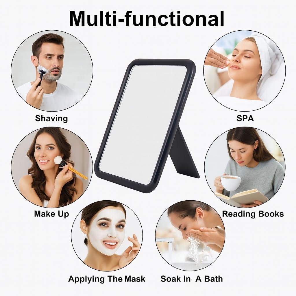 Sleek Square Compact Mirror for Flawless On-The-Go Makeup