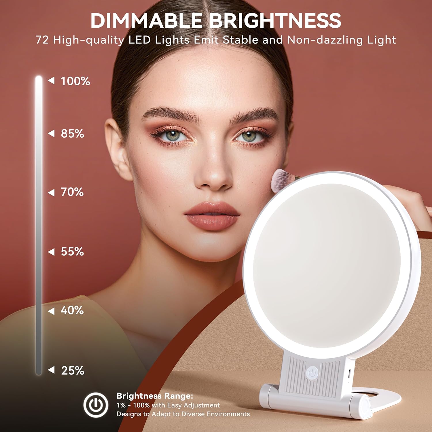 Achieve Flawless Makeup: Professional 30X Magnifying LED Vanity Mirror